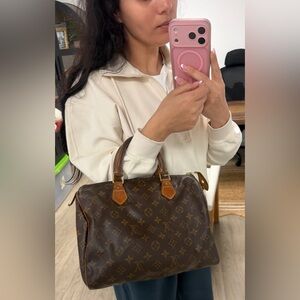 Louis Vuitton Brown Monogram Speedy 30